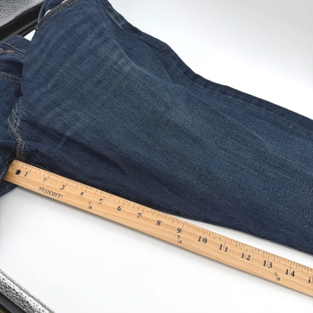 Polo Ralph Lauren Jeans Mens 38x32 Dark Blue Varick Slim Straight Stretch Denim